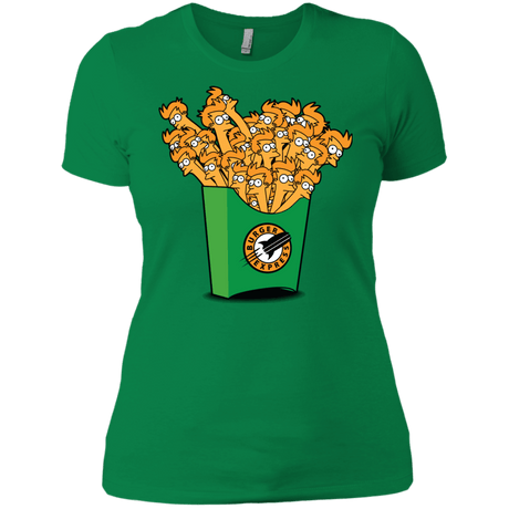 T-Shirts Kelly Green / X-Small Box of Fries Women's Premium T-Shirt