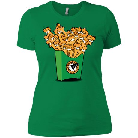 T-Shirts Kelly Green / X-Small Box of Fries Women's Premium T-Shirt