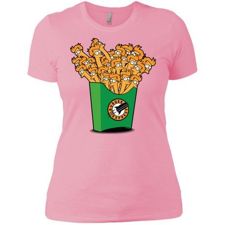 T-Shirts Light Pink / X-Small Box of Fries Women's Premium T-Shirt