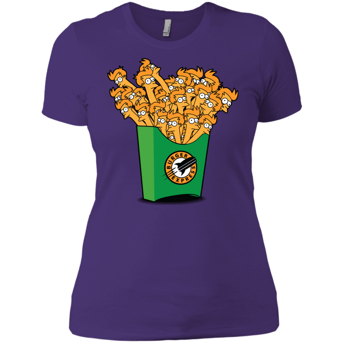 T-Shirts Purple / X-Small Box of Fries Women's Premium T-Shirt