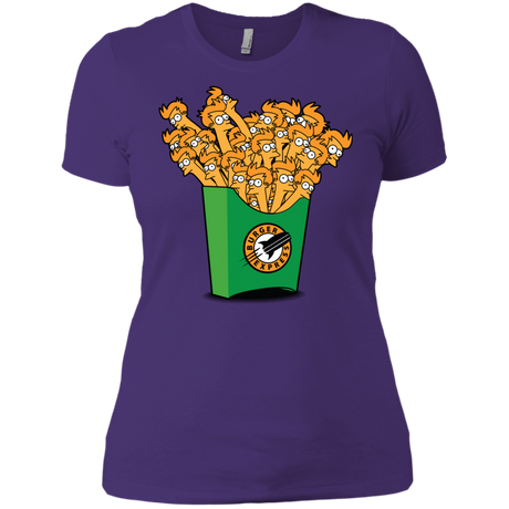 T-Shirts Purple / X-Small Box of Fries Women's Premium T-Shirt