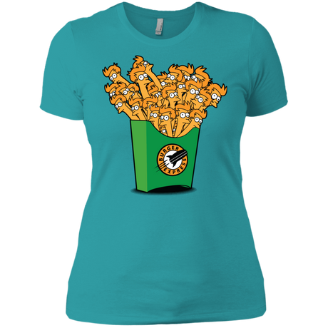 T-Shirts Tahiti Blue / X-Small Box of Fries Women's Premium T-Shirt