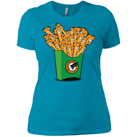 T-Shirts Turquoise / X-Small Box of Fries Women's Premium T-Shirt