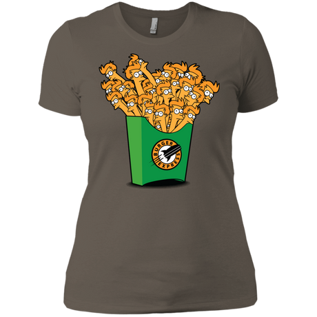 T-Shirts Warm Grey / X-Small Box of Fries Women's Premium T-Shirt