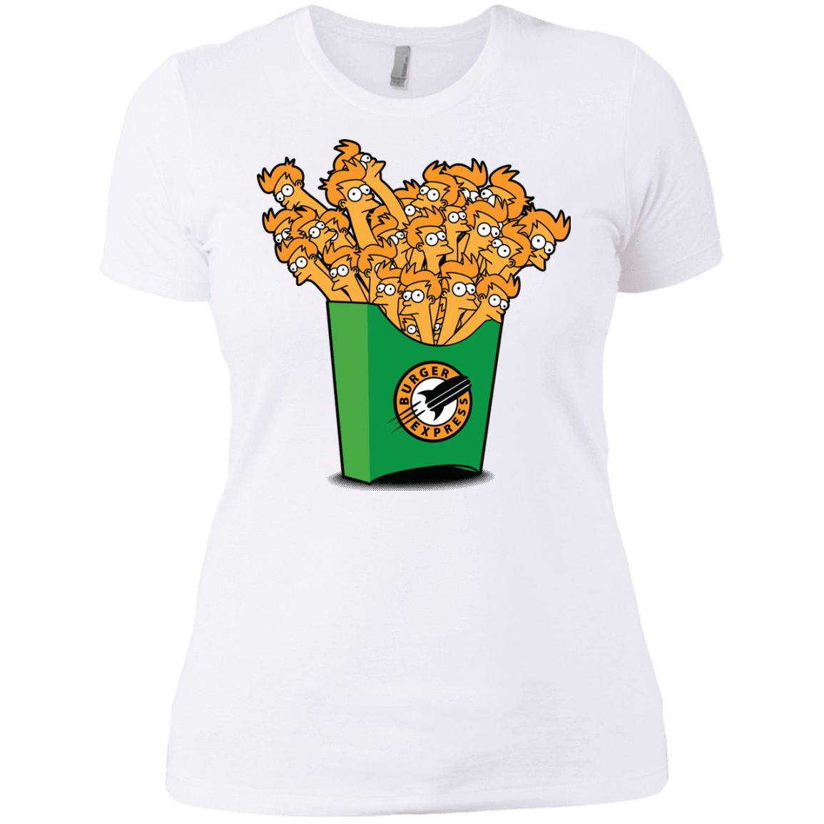 T-Shirts White / X-Small Box of Fries Women's Premium T-Shirt