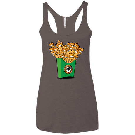 T-Shirts Macchiato / X-Small Box of Fries Women's Triblend Racerback Tank