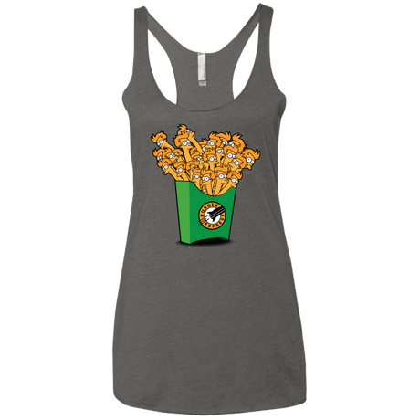 T-Shirts Premium Heather / X-Small Box of Fries Women's Triblend Racerback Tank