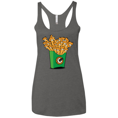 T-Shirts Premium Heather / X-Small Box of Fries Women's Triblend Racerback Tank