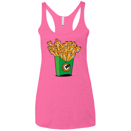 T-Shirts Vintage Pink / X-Small Box of Fries Women's Triblend Racerback Tank