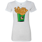 T-Shirts Heather White / Small Box of Fries Women's Triblend T-Shirt