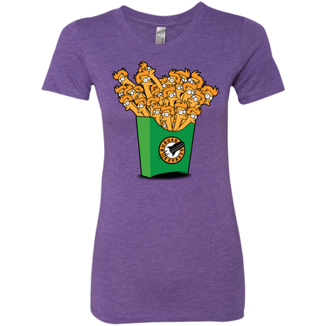 T-Shirts Purple Rush / Small Box of Fries Women's Triblend T-Shirt