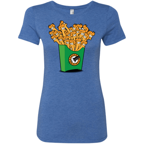 T-Shirts Vintage Royal / Small Box of Fries Women's Triblend T-Shirt