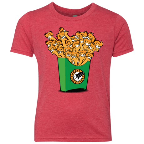 T-Shirts Vintage Red / YXS Box of Fries Youth Triblend T-Shirt
