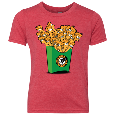 T-Shirts Vintage Red / YXS Box of Fries Youth Triblend T-Shirt