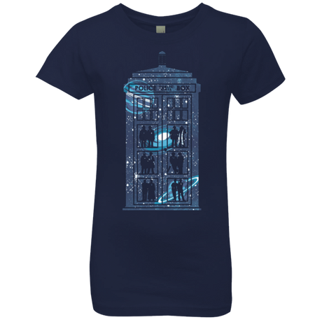 T-Shirts Midnight Navy / YXS Box of Time and Space Girls Premium T-Shirt