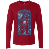 T-Shirts Cardinal / Small Box of Time and Space Men's Premium Long Sleeve