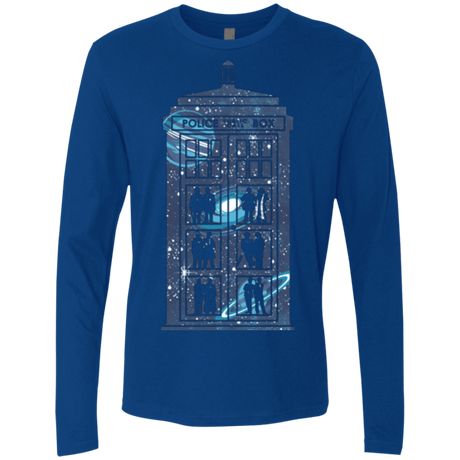 T-Shirts Royal / Small Box of Time and Space Men's Premium Long Sleeve