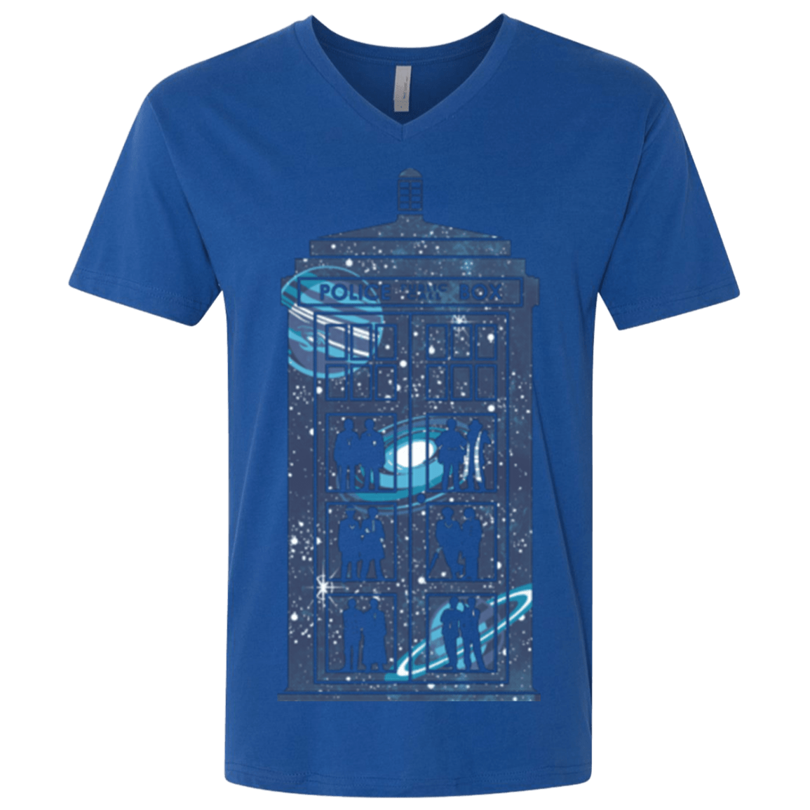 T-Shirts Royal / X-Small Box of Time and Space Men's Premium V-Neck
