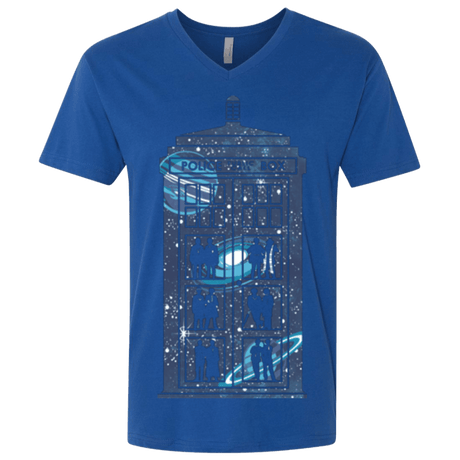 T-Shirts Royal / X-Small Box of Time and Space Men's Premium V-Neck