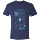 T-Shirts Vintage Navy / Small Box of Time and Space Men's Triblend T-Shirt