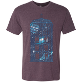 T-Shirts Vintage Purple / Small Box of Time and Space Men's Triblend T-Shirt