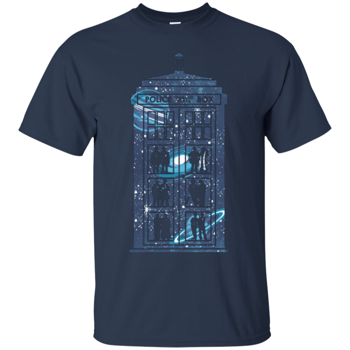 T-Shirts Navy / Small Box of Time and Space T-Shirt