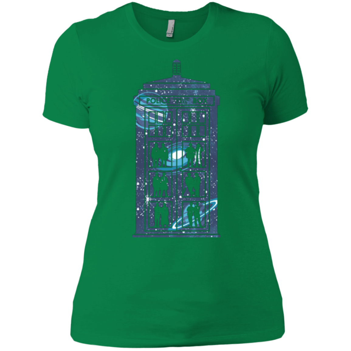 T-Shirts Kelly Green / X-Small Box of Time and Space Women's Premium T-Shirt