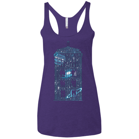 T-Shirts Purple / X-Small Box of Time and Space Women's Triblend Racerback Tank