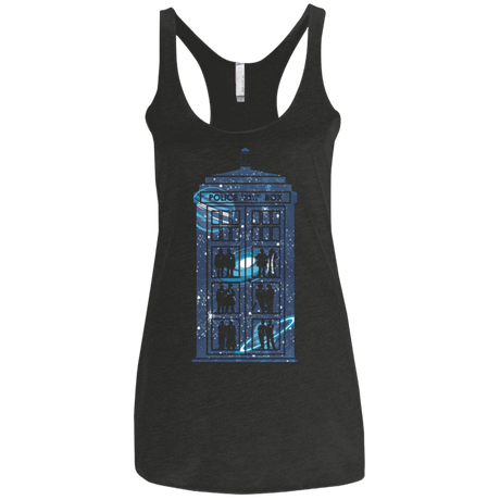 T-Shirts Vintage Black / X-Small Box of Time and Space Women's Triblend Racerback Tank