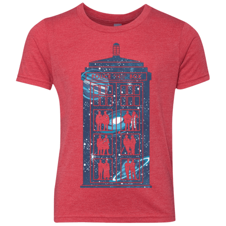 T-Shirts Vintage Red / YXS Box of Time and Space Youth Triblend T-Shirt
