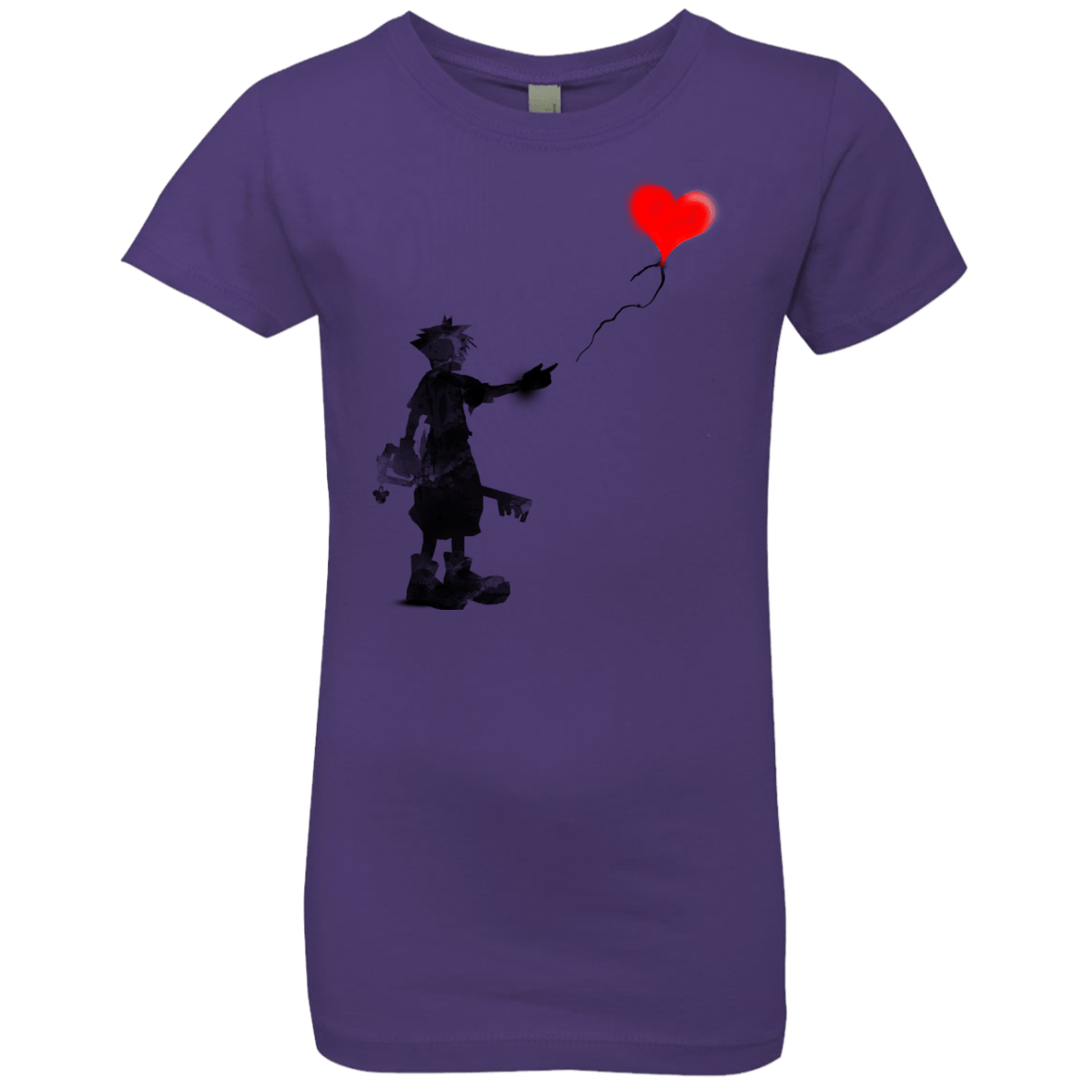 Boy and Balloon Girls Premium T-Shirt