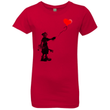 Boy and Balloon Girls Premium T-Shirt