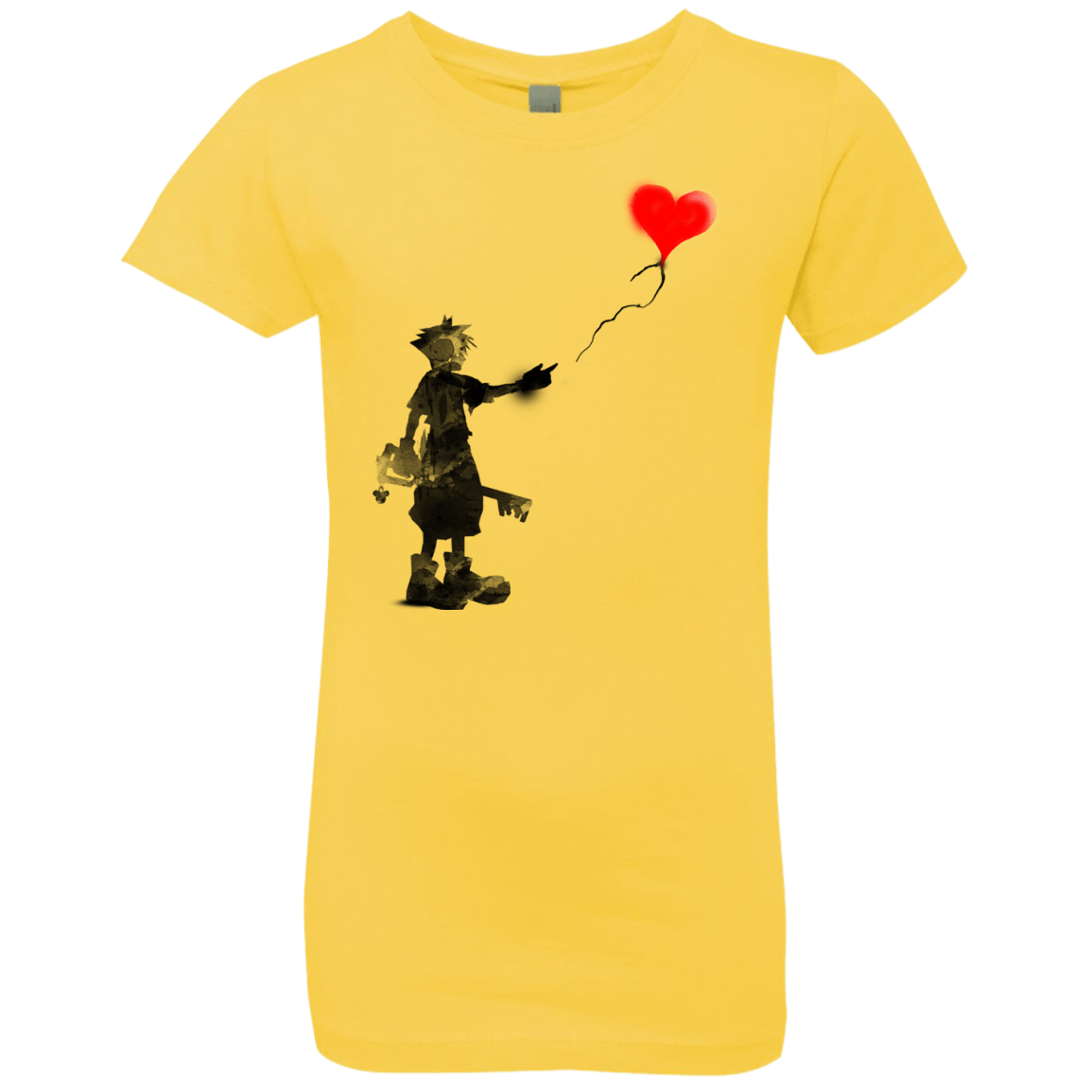 Boy and Balloon Girls Premium T-Shirt