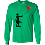 T-Shirts Irish Green / S Boy and Balloon Men's Long Sleeve T-Shirt