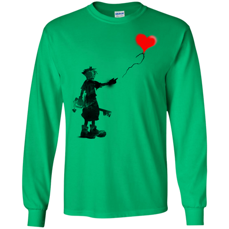 T-Shirts Irish Green / S Boy and Balloon Men's Long Sleeve T-Shirt