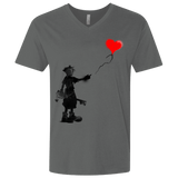 Boy and Balloon Men's Premium V-Neck