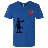 Boy and Balloon Men's Premium V-Neck
