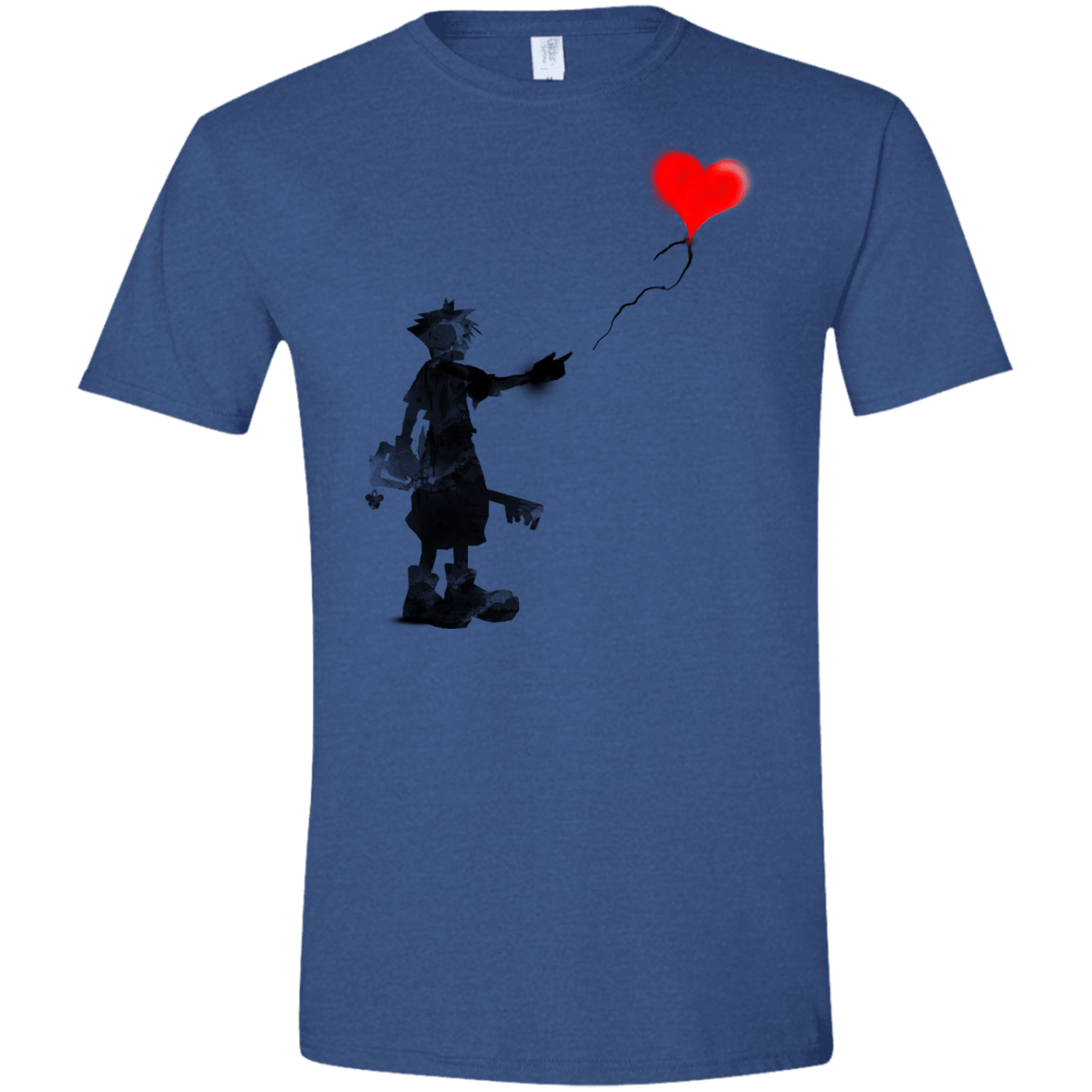 T-Shirts Heather Royal / X-Small Boy and Balloon Men's Semi-Fitted Softstyle