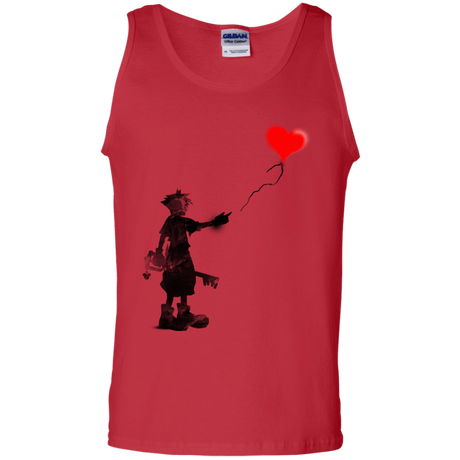 T-Shirts Red / S Boy and Balloon Men's Tank Top