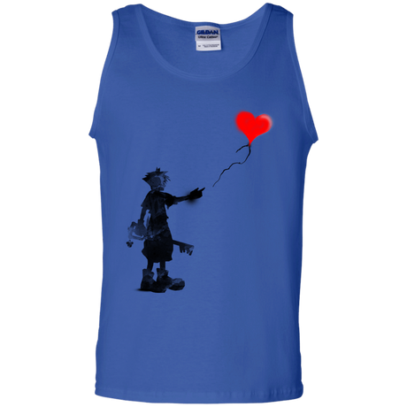 T-Shirts Royal / S Boy and Balloon Men's Tank Top