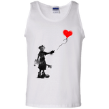 T-Shirts White / S Boy and Balloon Men's Tank Top