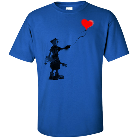 T-Shirts Royal / XLT Boy and Balloon Tall T-Shirt