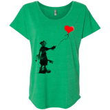 T-Shirts Envy / X-Small Boy and Balloon Triblend Dolman Sleeve