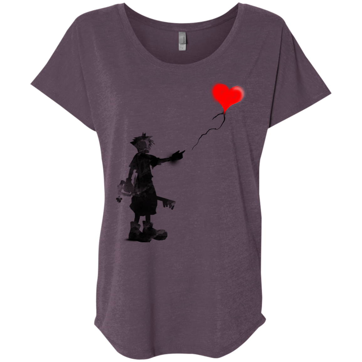 Boy and Balloon Triblend Dolman Sleeve