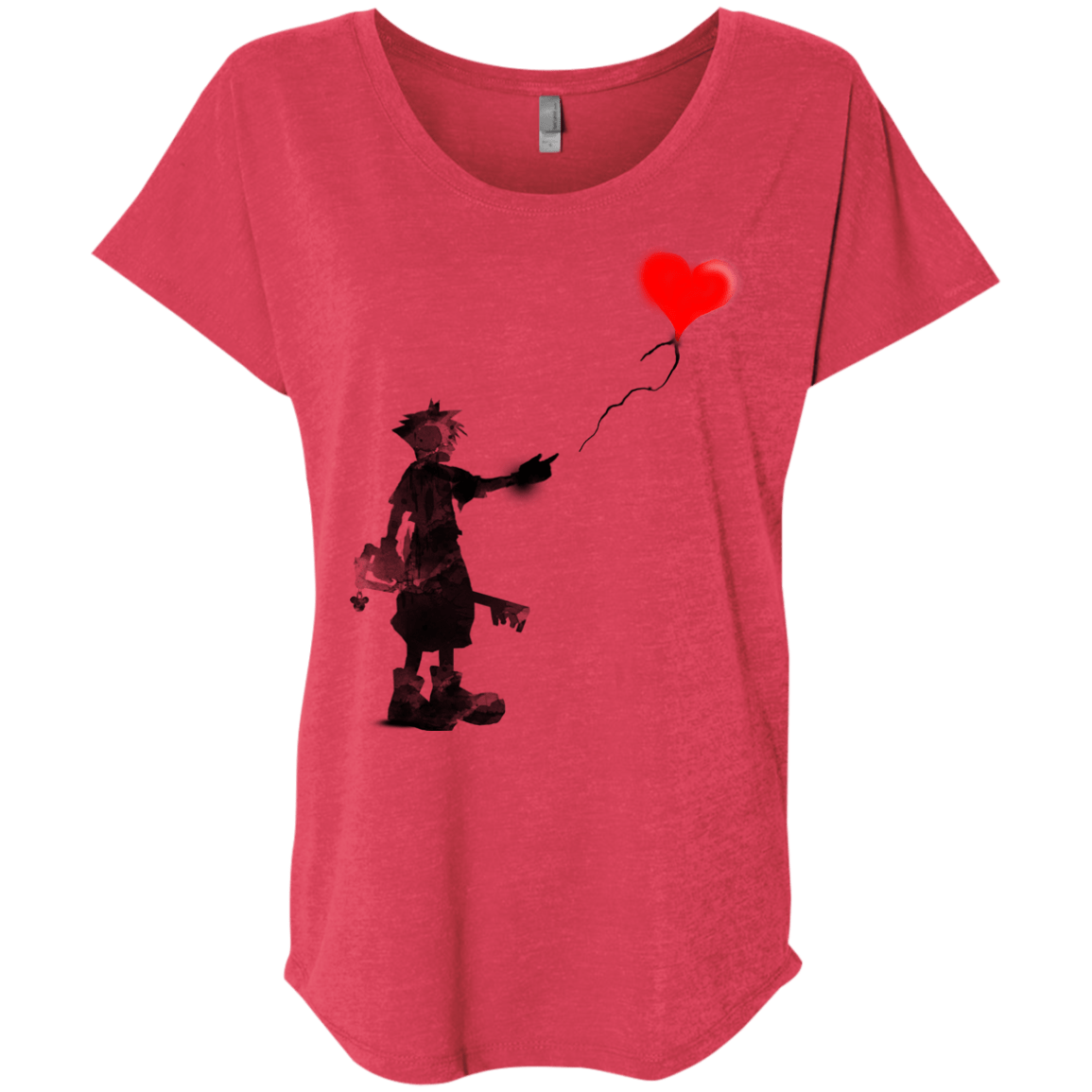 Boy and Balloon Triblend Dolman Sleeve