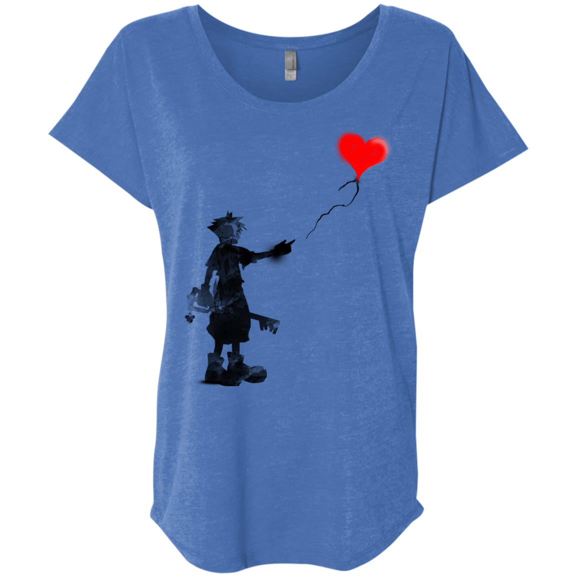 Boy and Balloon Triblend Dolman Sleeve