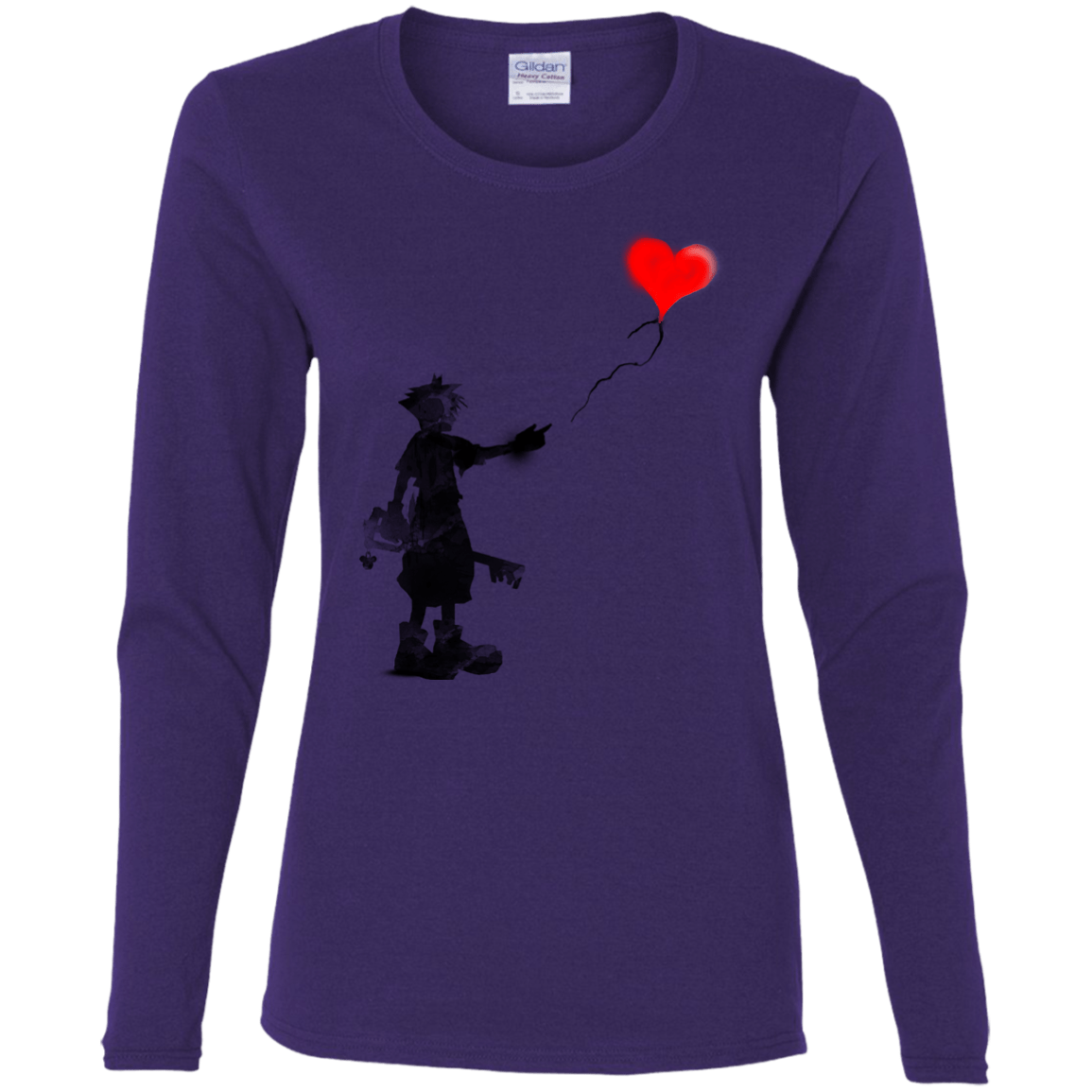 Boy and Balloon Women's Long Sleeve T-Shirt