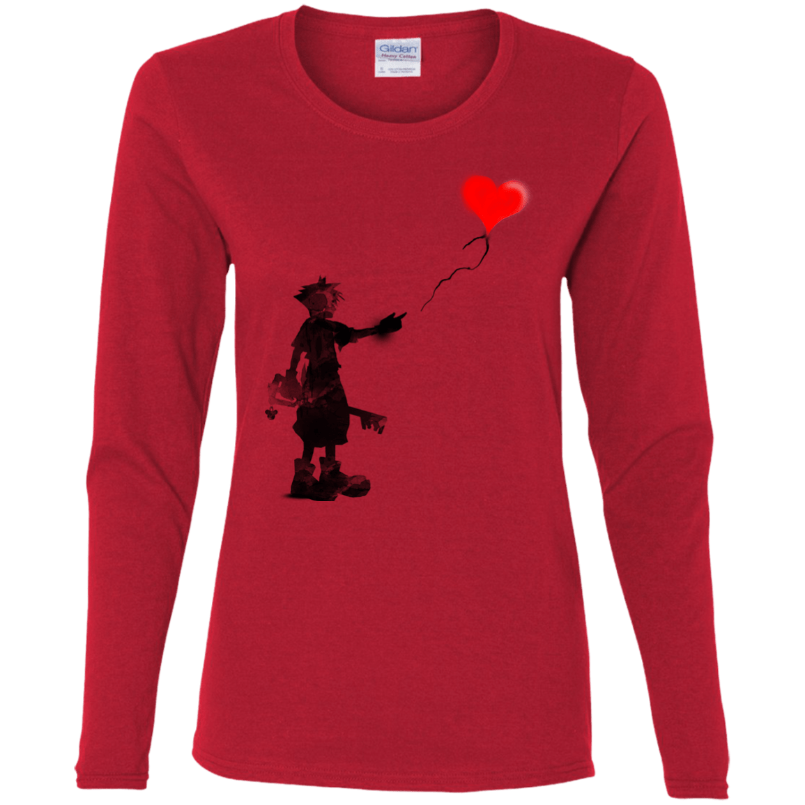 Boy and Balloon Women's Long Sleeve T-Shirt