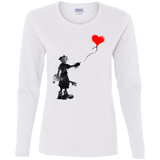 Boy and Balloon Women's Long Sleeve T-Shirt