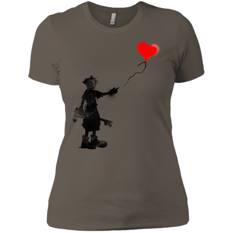 T-Shirts Warm Grey / X-Small Boy and Balloon Women's Premium T-Shirt